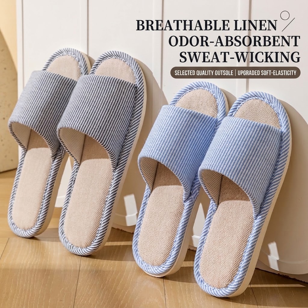 Mule Slip On - Nefes Alabilen Keten Terlik Kadın Erkek