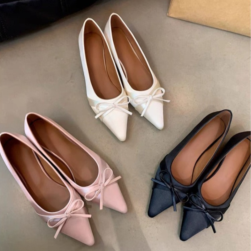 Mule Slip On - Yazlık Yeni Stil Şifon Moda Tatlı