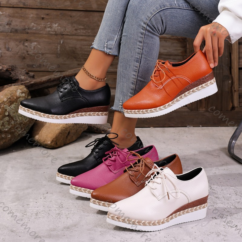 Deri Bağcıklı Kadın Dolgu Topu - Oxford Lace Up Women incelemesi ve fiyatı