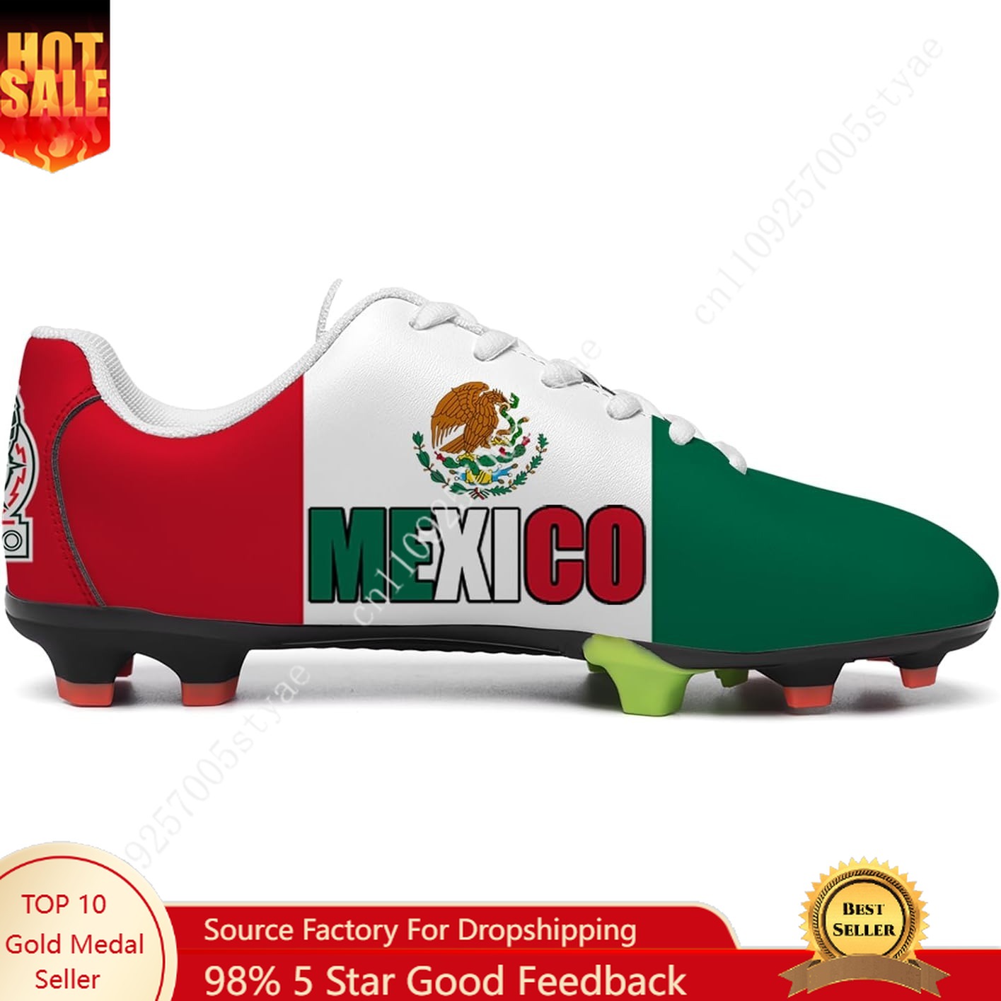 Meksika Bayrağı Meksika Futbol - Oxford Lace Up Women incelemesi ve fiyatı