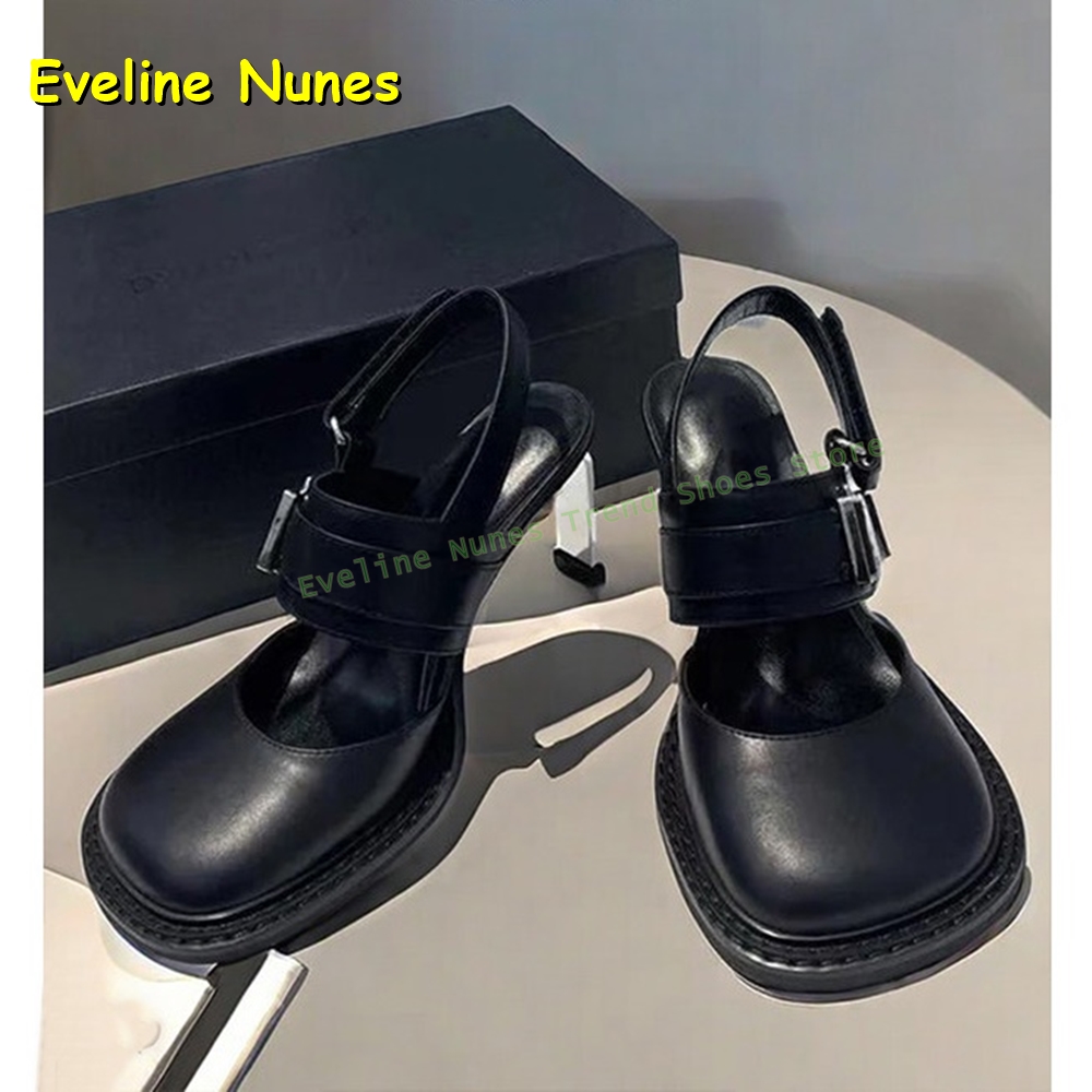 Kadın Siyah Kare Burunlu Tokal - Mule Slip On incelemesi ve fiyatı