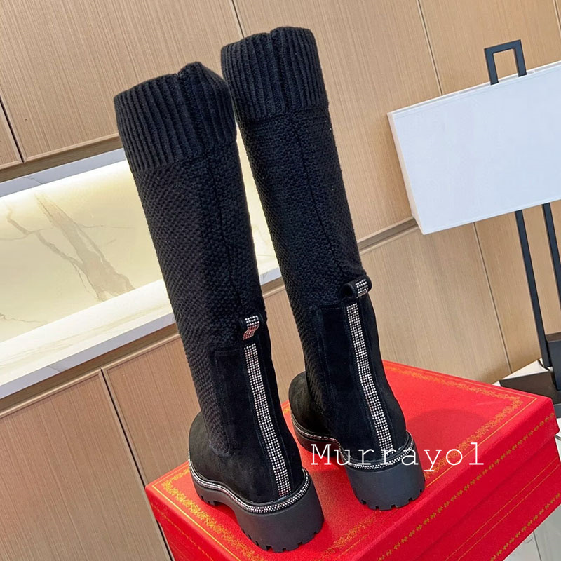 Diz Üstü Çizmeler Sonbahar Kış - Sock Boot Women incelemesi ve fiyatı