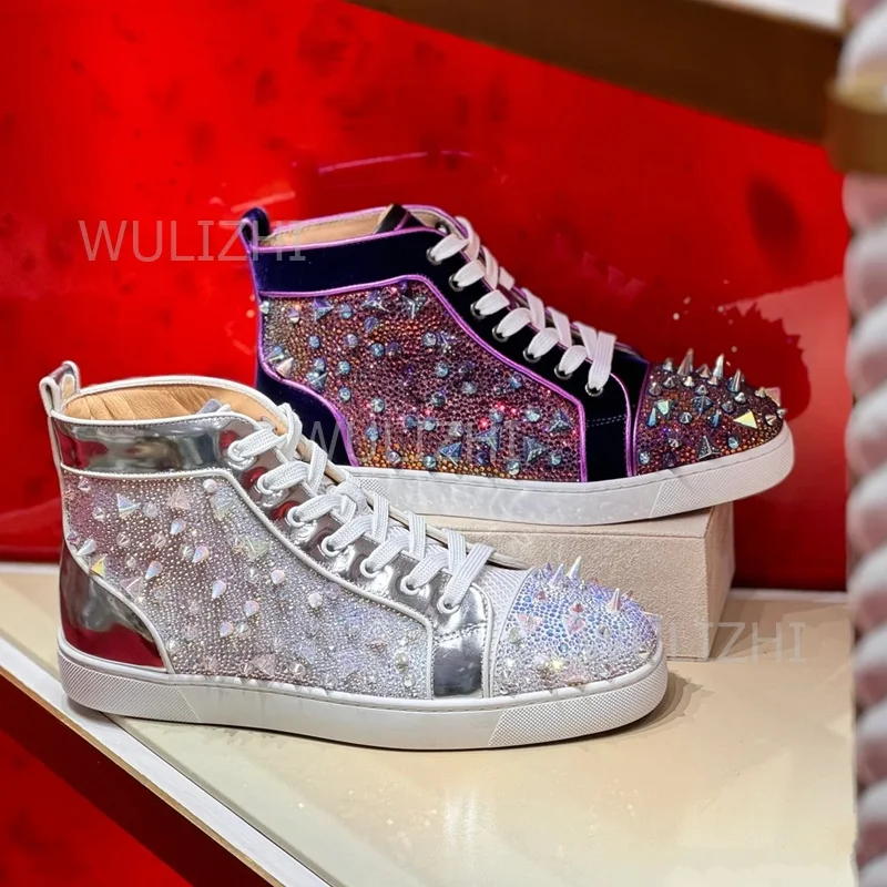 Koyu Mor Kristal Perçinli Erke - Women Shoes Tennis incelemesi ve fiyatı
